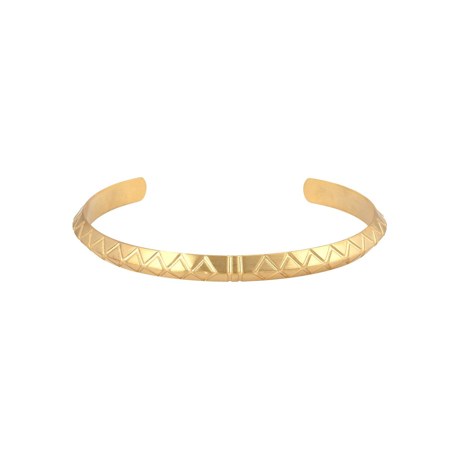 Octavius Gold Metallic Mens Bracelet