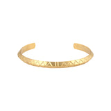 Octavius Gold Metallic Mens Bracelet