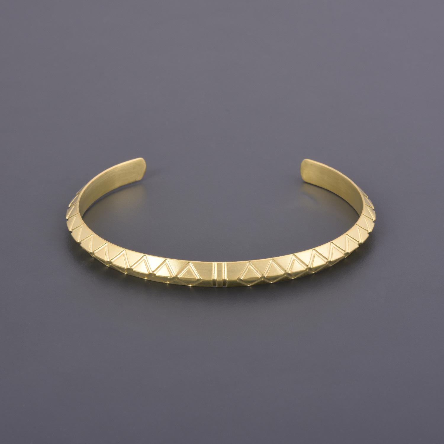 Octavius Gold Metallic Mens Bracelet