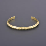 Octavius Gold Metallic Mens Bracelet