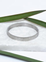 Ying Yang Silver Metallic Mens Bracelet