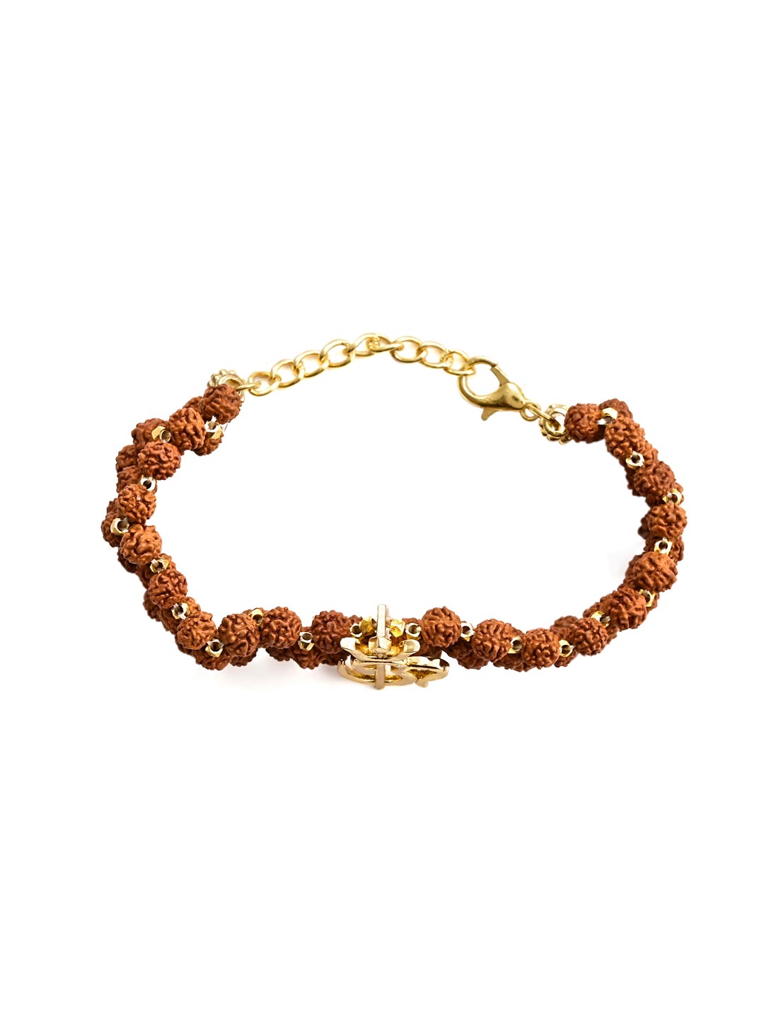 Religious Symbols Links Mens Bracelet