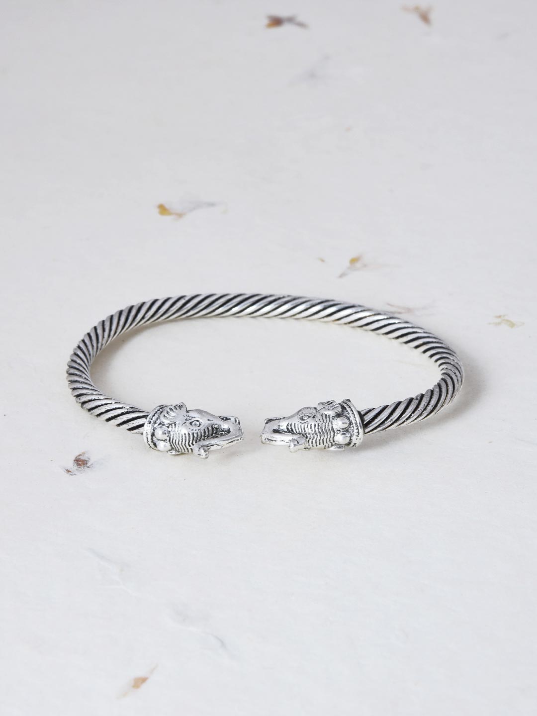 Old Silver Plated Elephant Cuff