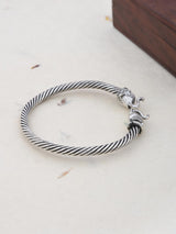 Old Silver Plated Elephant Cuff