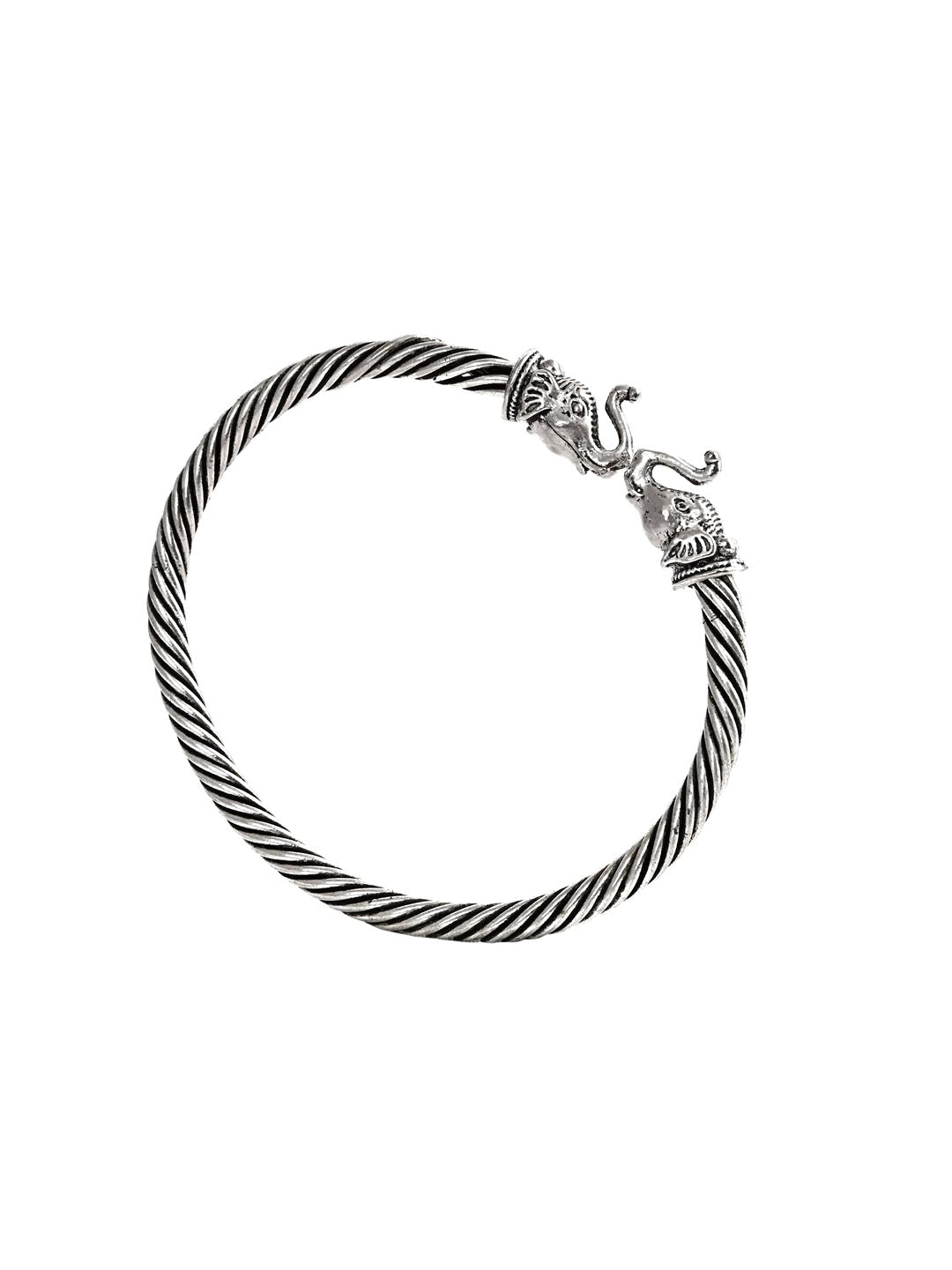 Old Silver Plated Elephant Cuff