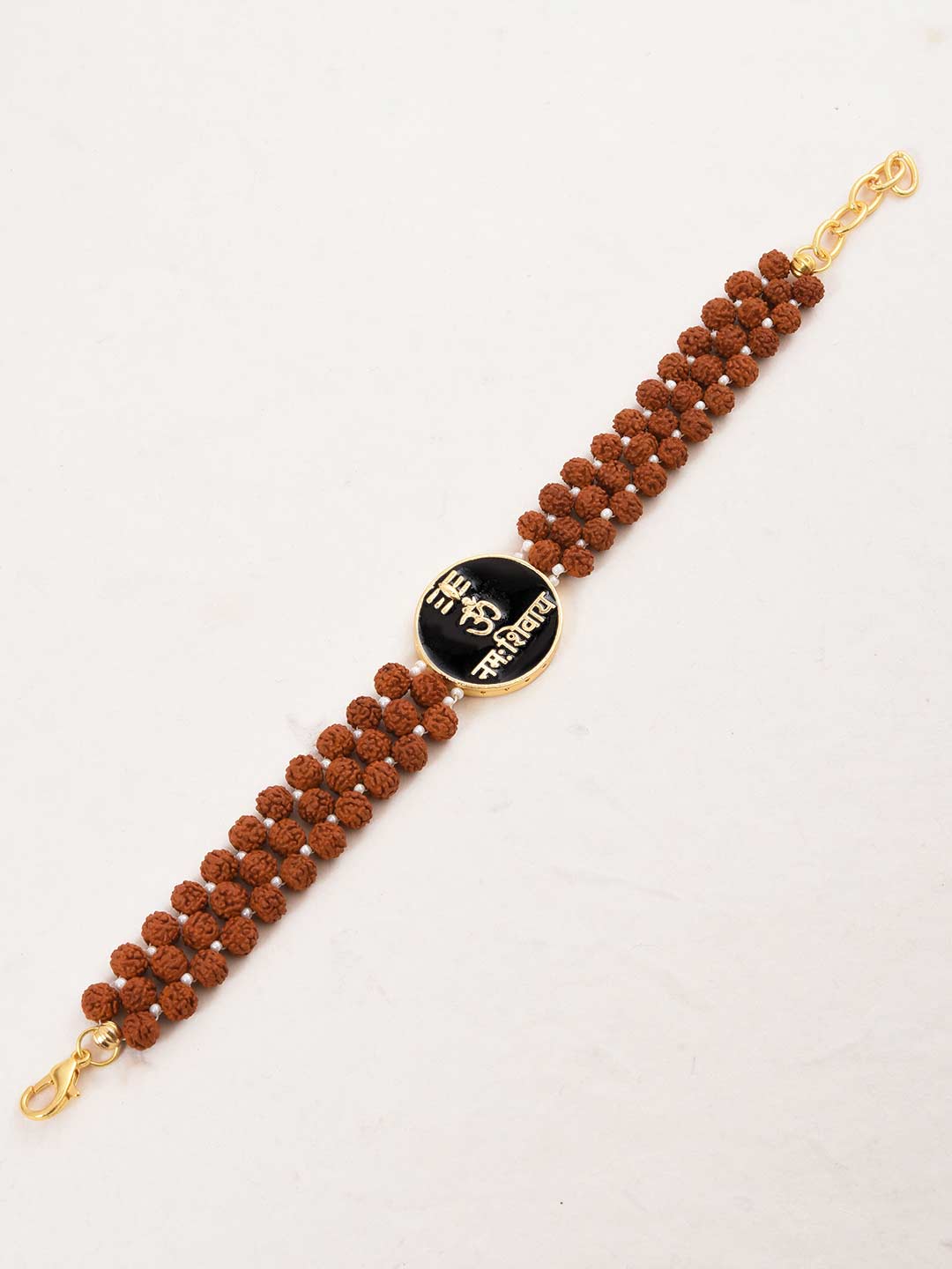 OM Symbol Mens Rrudrakhs Bracelet