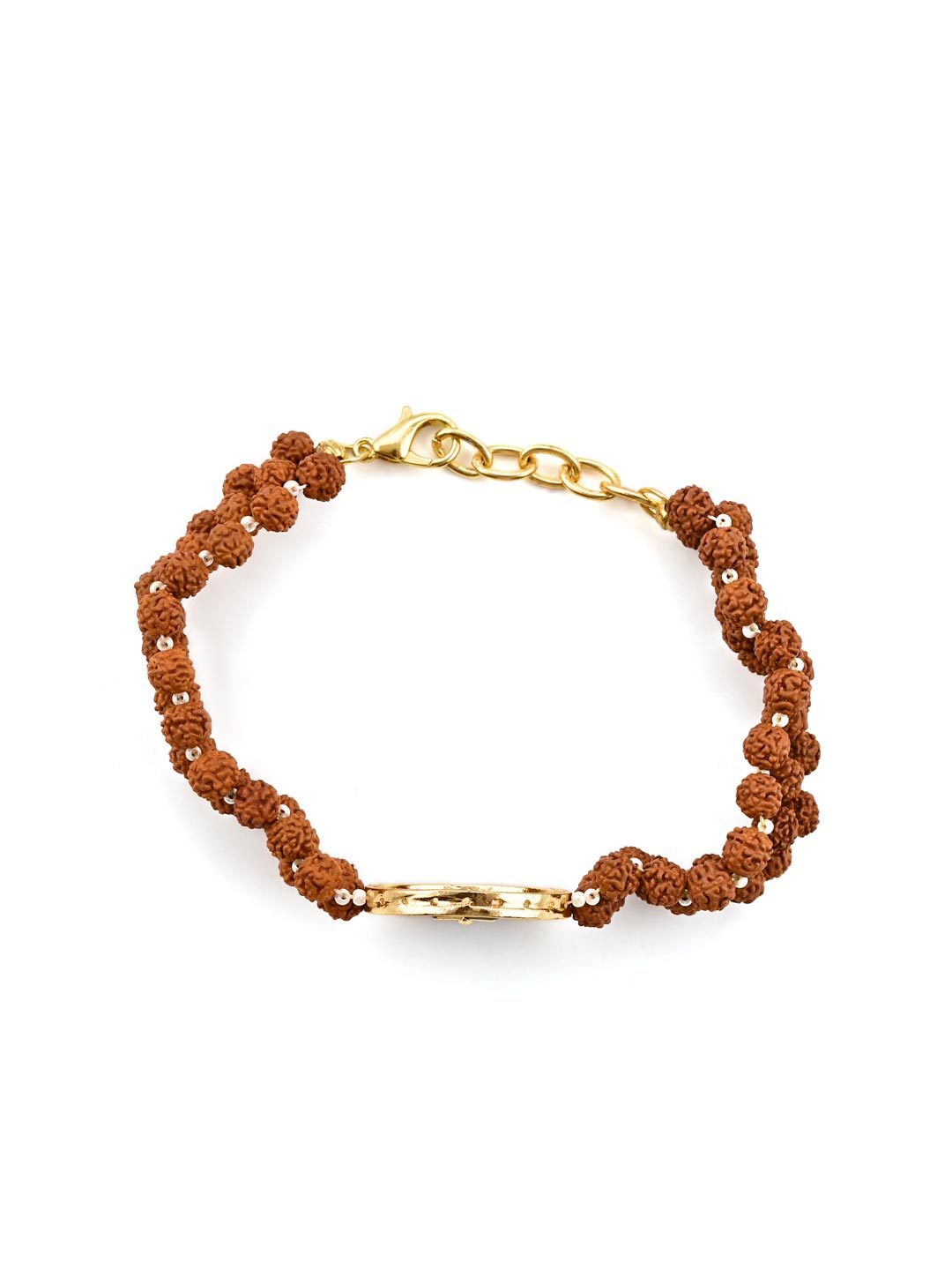 OM Symbol Mens Rrudrakhs Bracelet