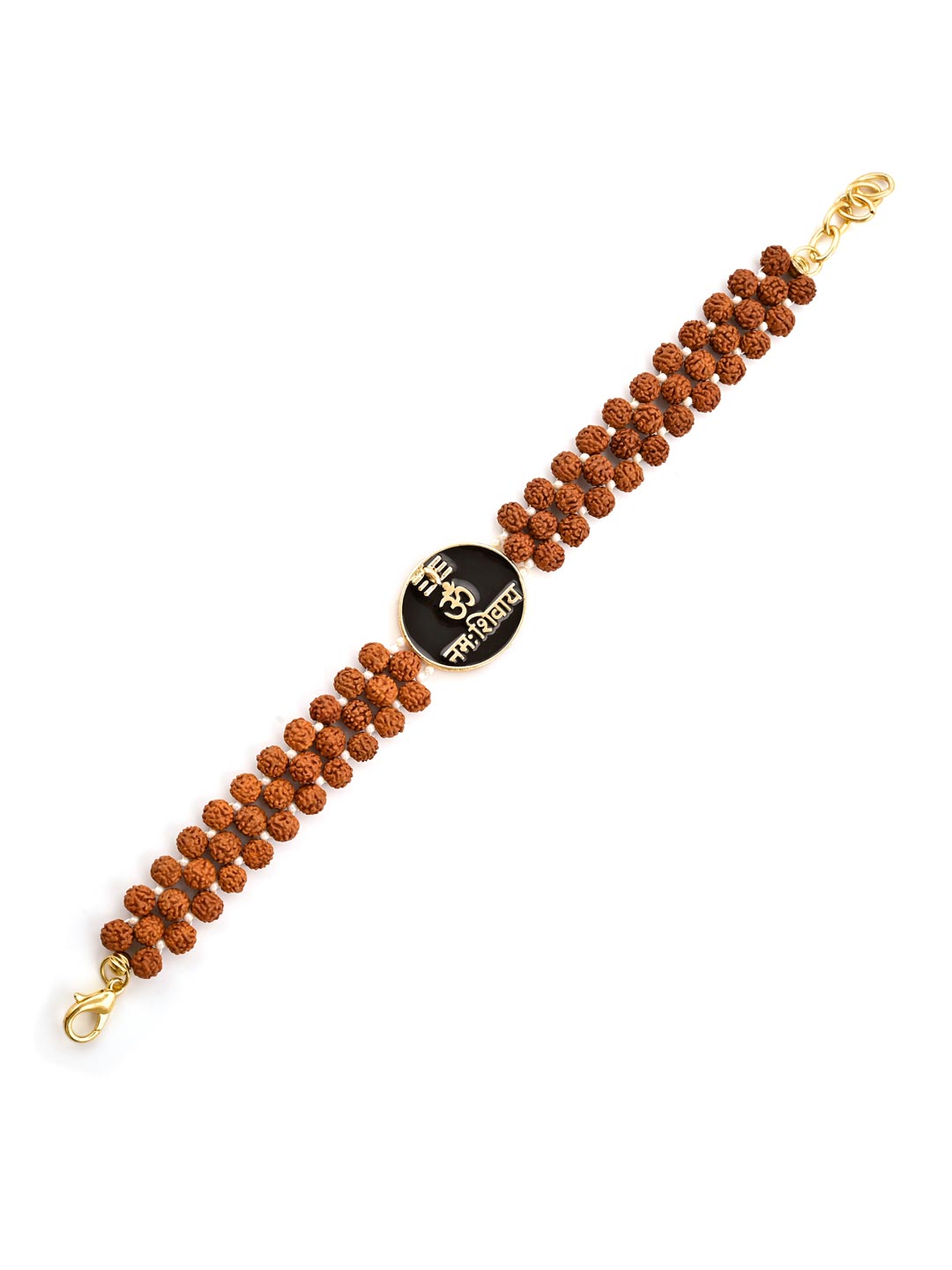 OM Symbol Mens Rrudrakhs Bracelet