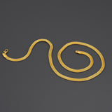 Classic Light Weighted Snake Mens Chain