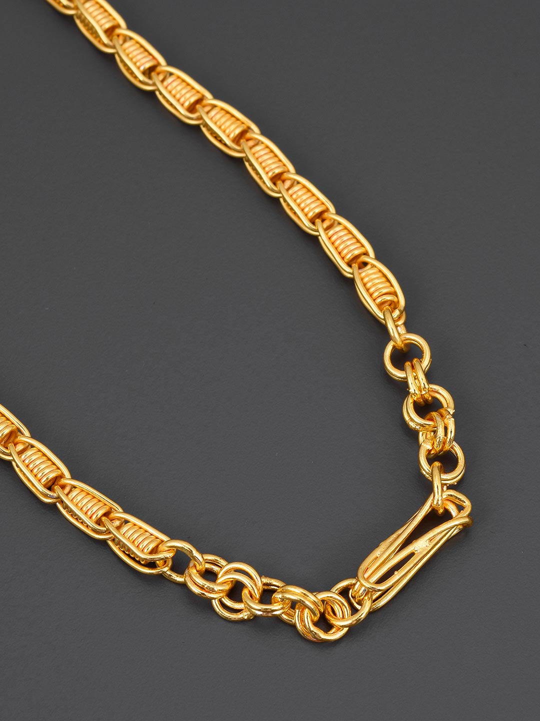 Hand Made Gold Plated Links Mens Chain