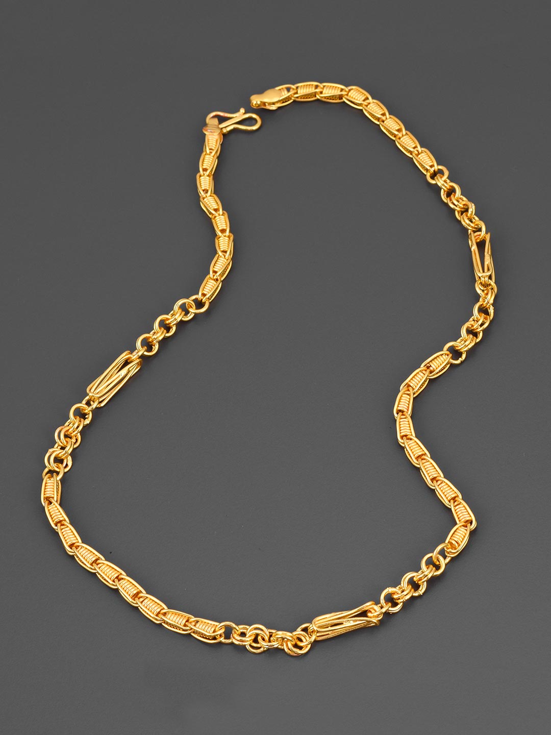 Hand Made Gold Plated Links Mens Chain