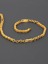 Hand Made Gold Plated Links Mens Chain