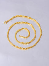 Thick Gold Plated Mens Rope Chain