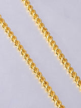 Thick Gold Plated Mens Rope Chain