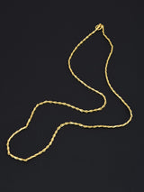 Bar Links Gold Plated Mens Chain