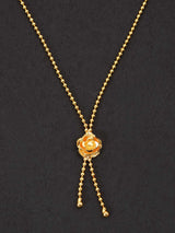 Golden Floral Modern Ball Mens Chain