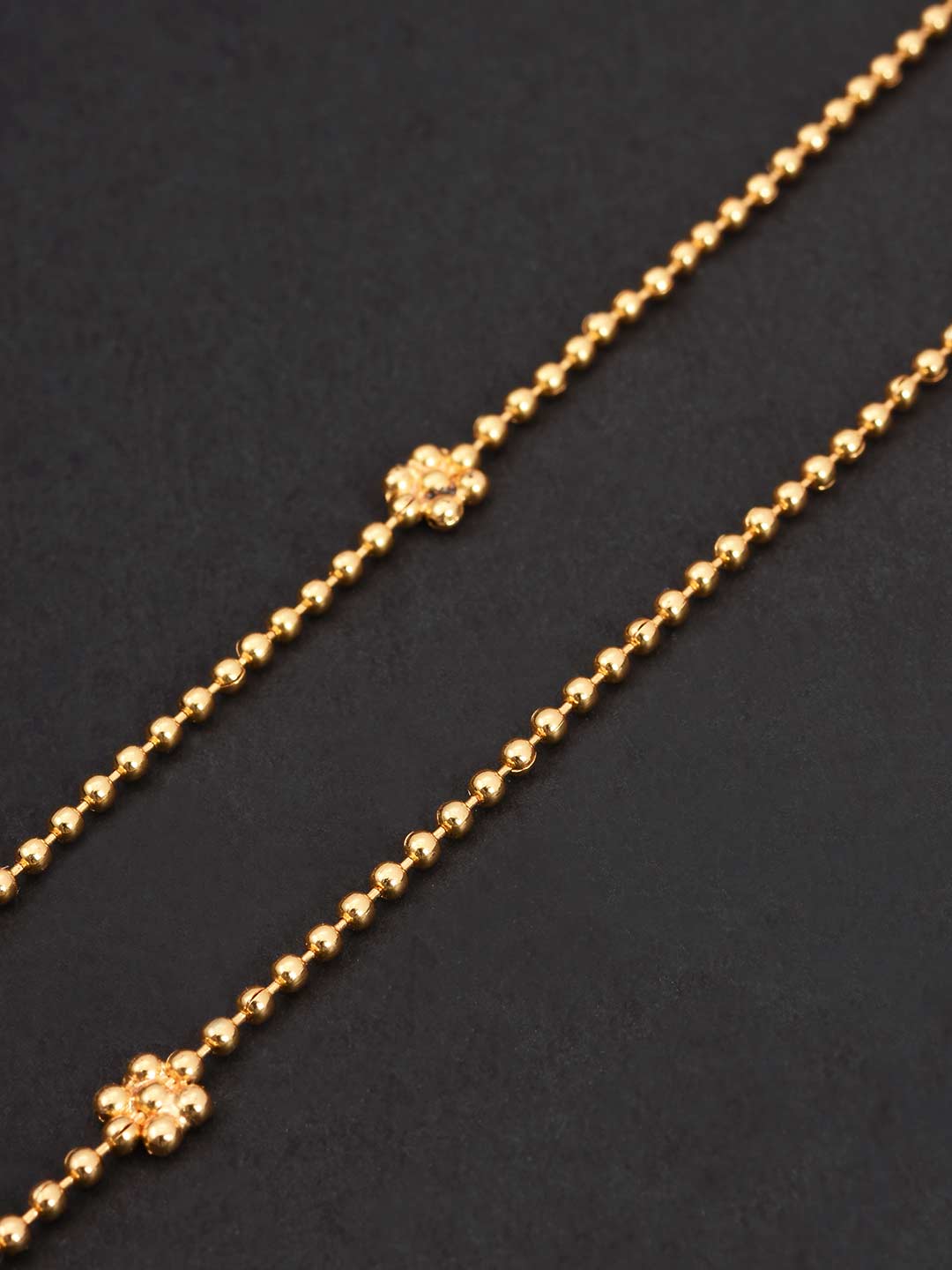 Floral Modern Ball Mens Chain