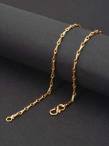 Contemporary Modern Golden Color Thick Mens Chain