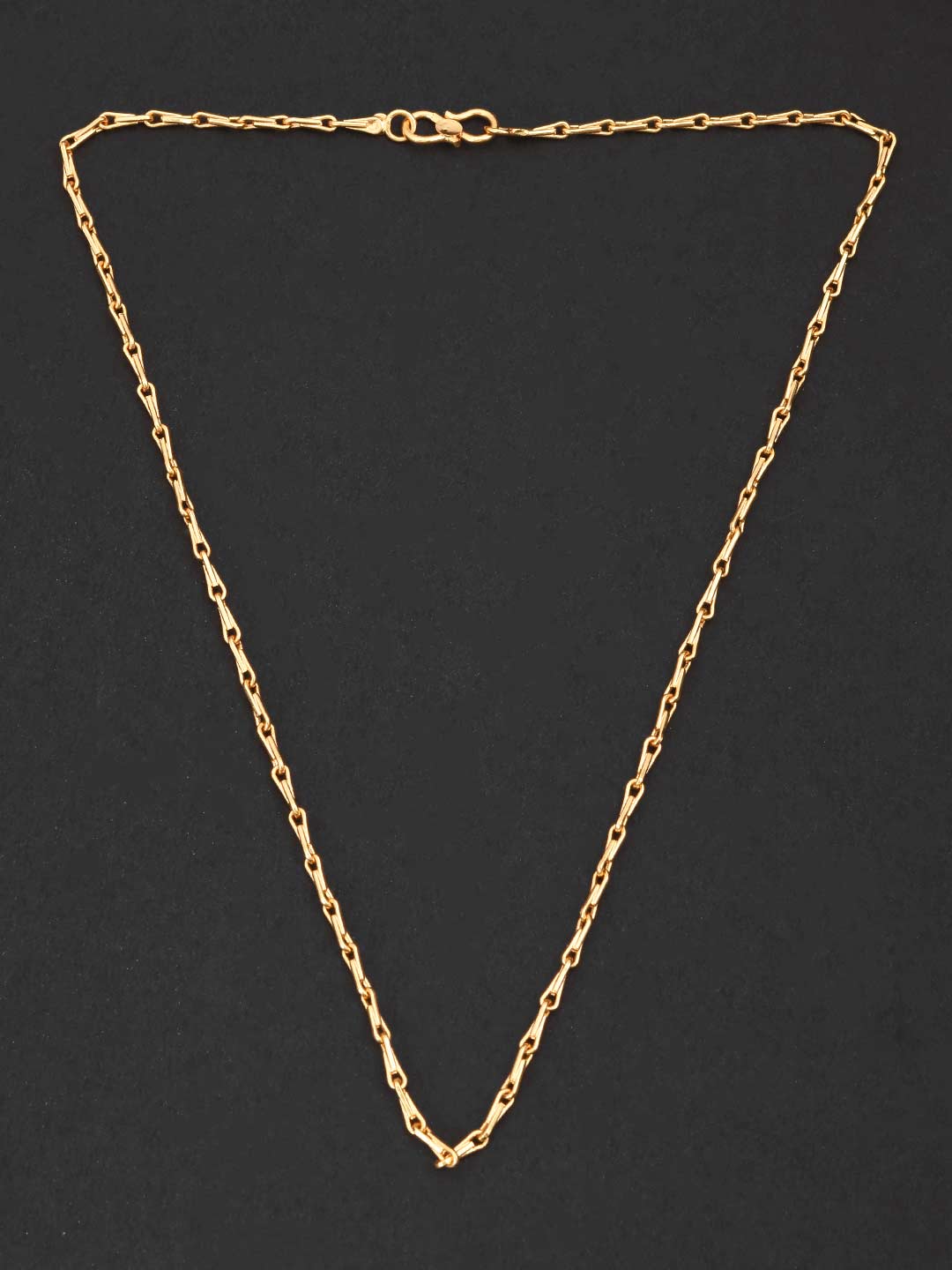 Contemporary Modern Golden Color Thick Mens Chain