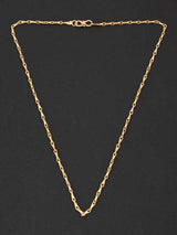 Contemporary Modern Golden Color Thick Mens Chain