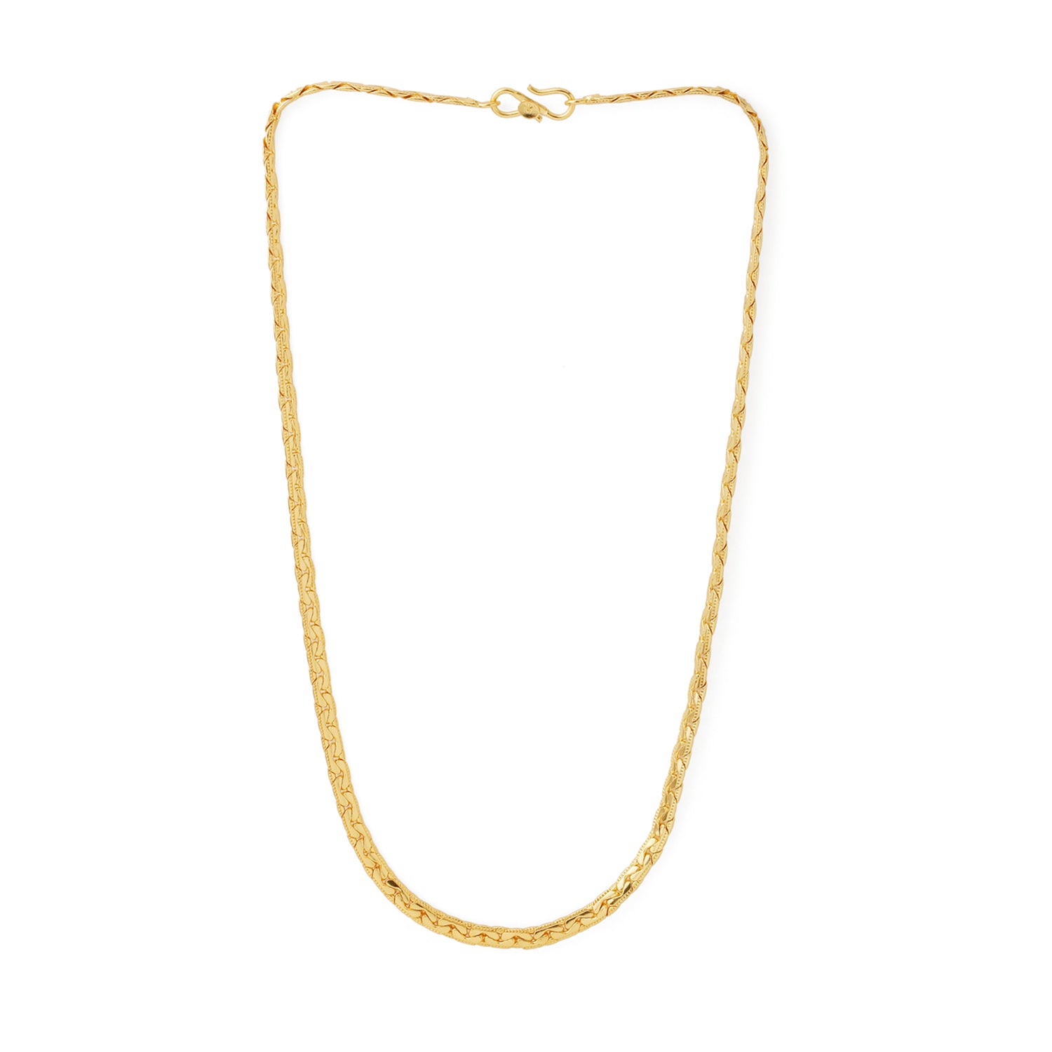 Classic Modern Link Golden Color Mens Chain