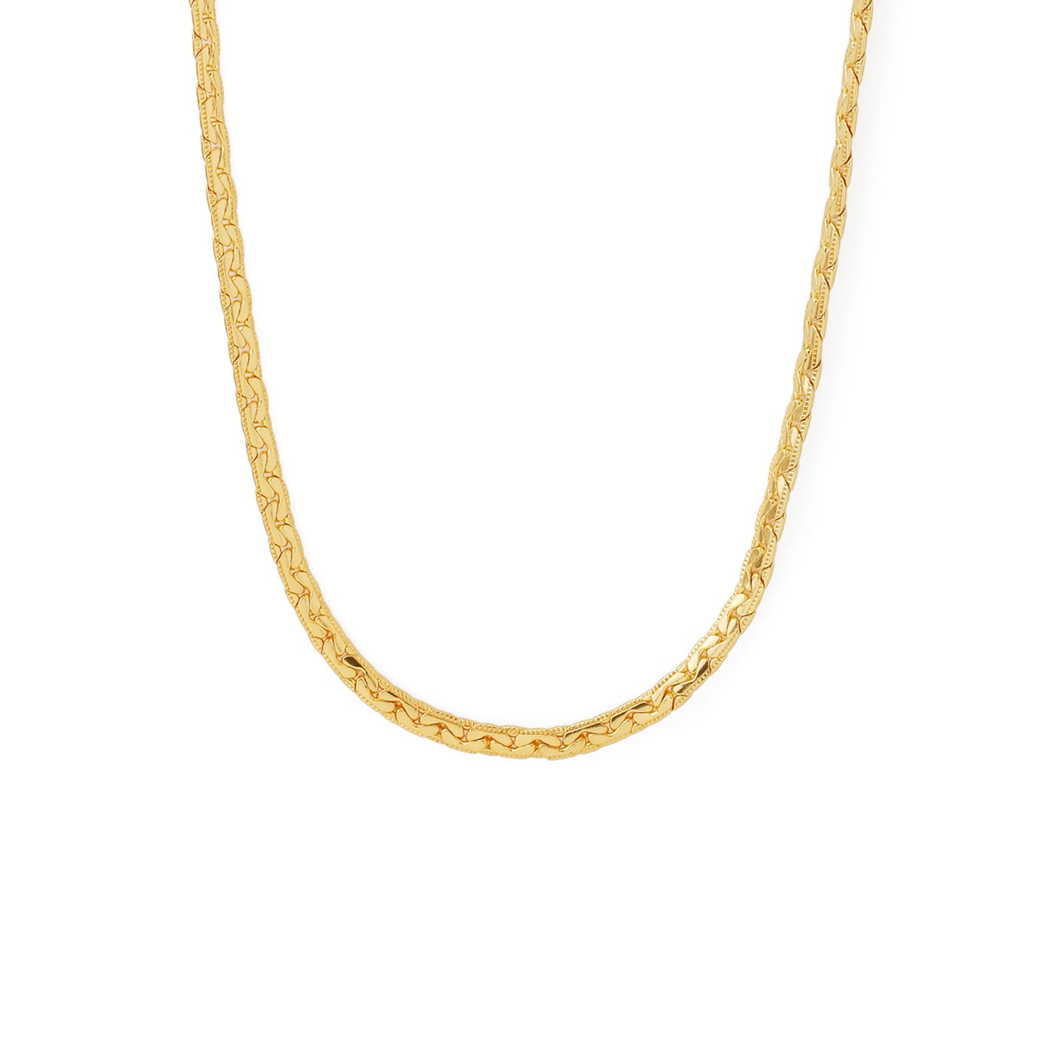 Classic Modern Link Golden Color Mens Chain