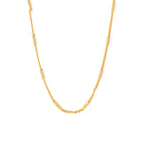 Contemporary Modern Link  Golden Colored Mens Chain