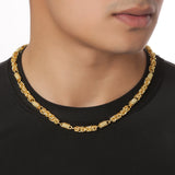 Contemporary Modern Twisted Mens Chain