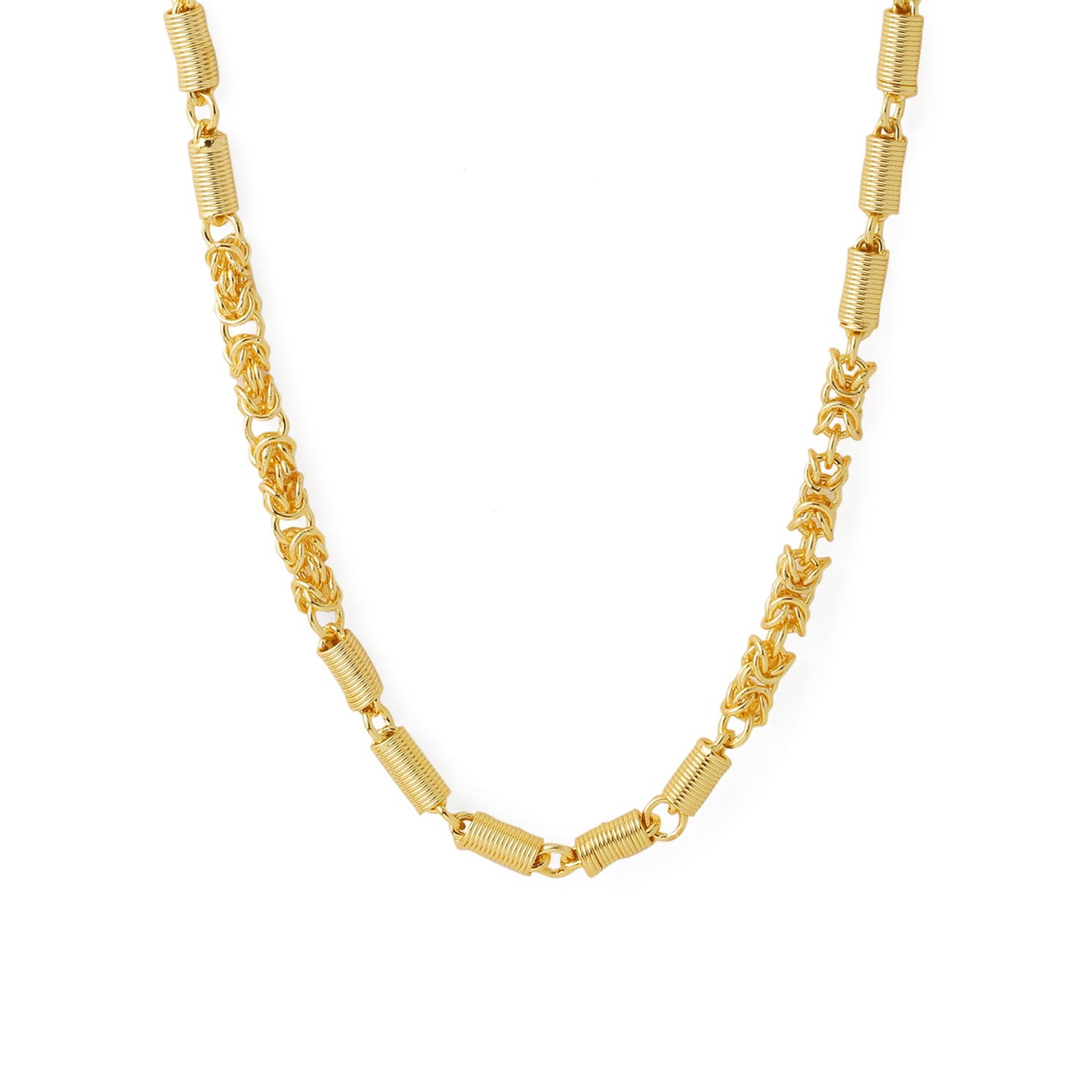 Contemporary Modern Twisted Mens Chain