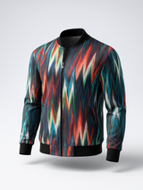 Multi Shoegaze Printed Velvet Jacket