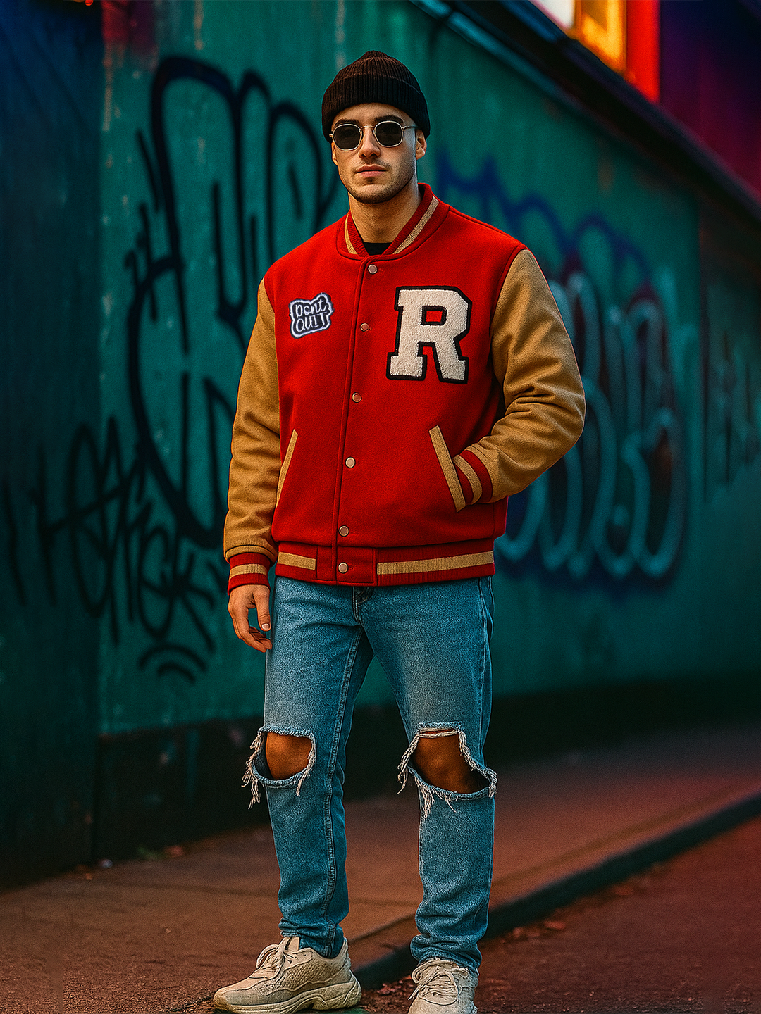 'Your Anxiety Is Lying To You' R  Varsity Jacket