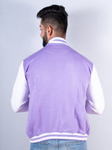 Good Vibes Lilac R Varsity Jacket