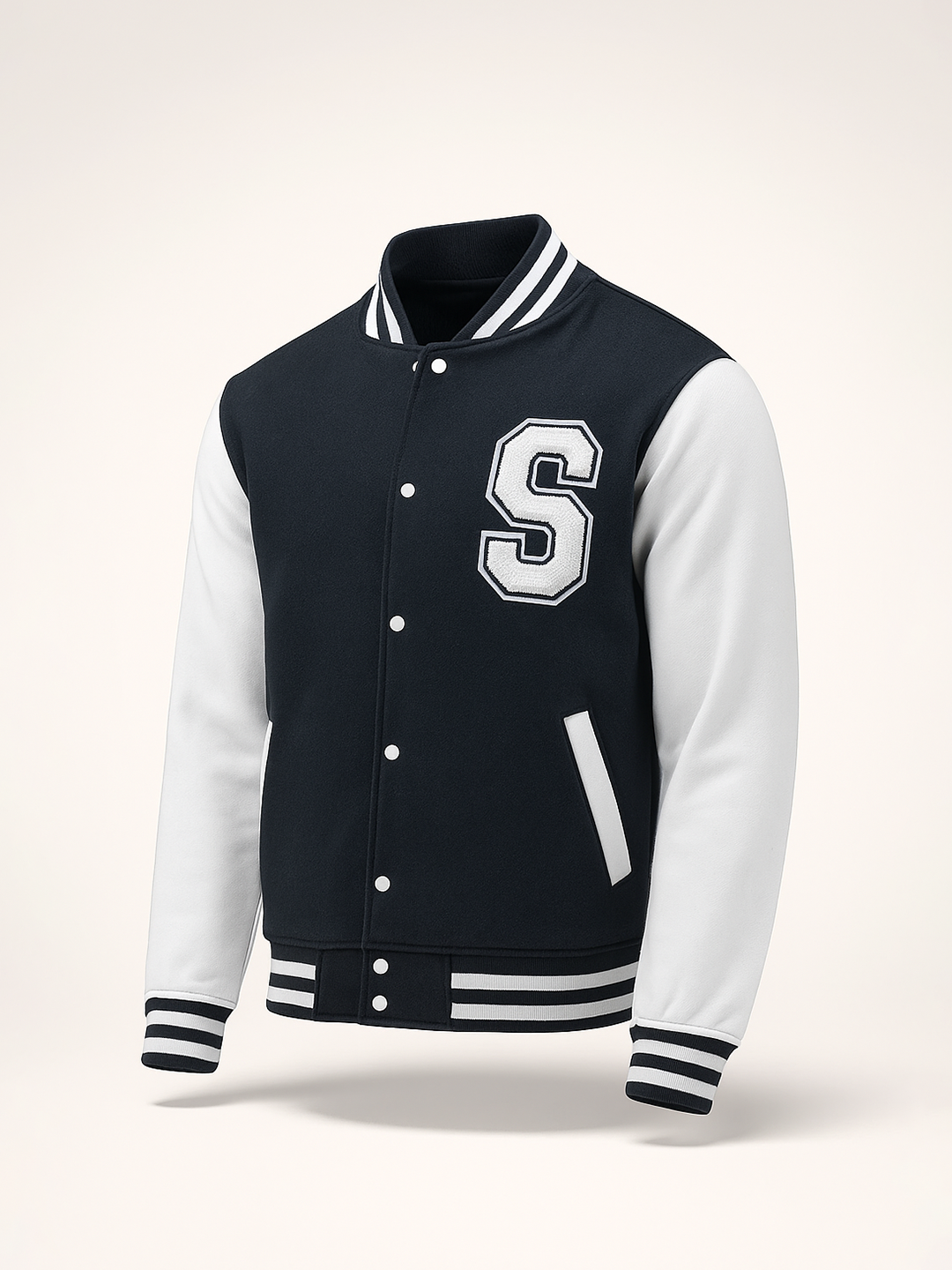 Navy Blue S Varsity Jacket