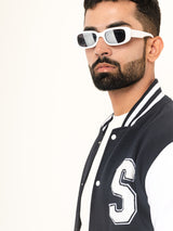 Navy Blue S Varsity Jacket