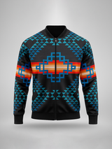 Multicolor Pendleton Printed Velvet Jacket