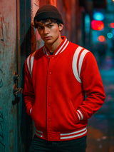 Red Varsity Jacket