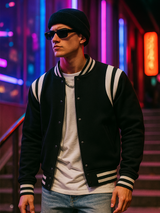 Black Varsity Jacket