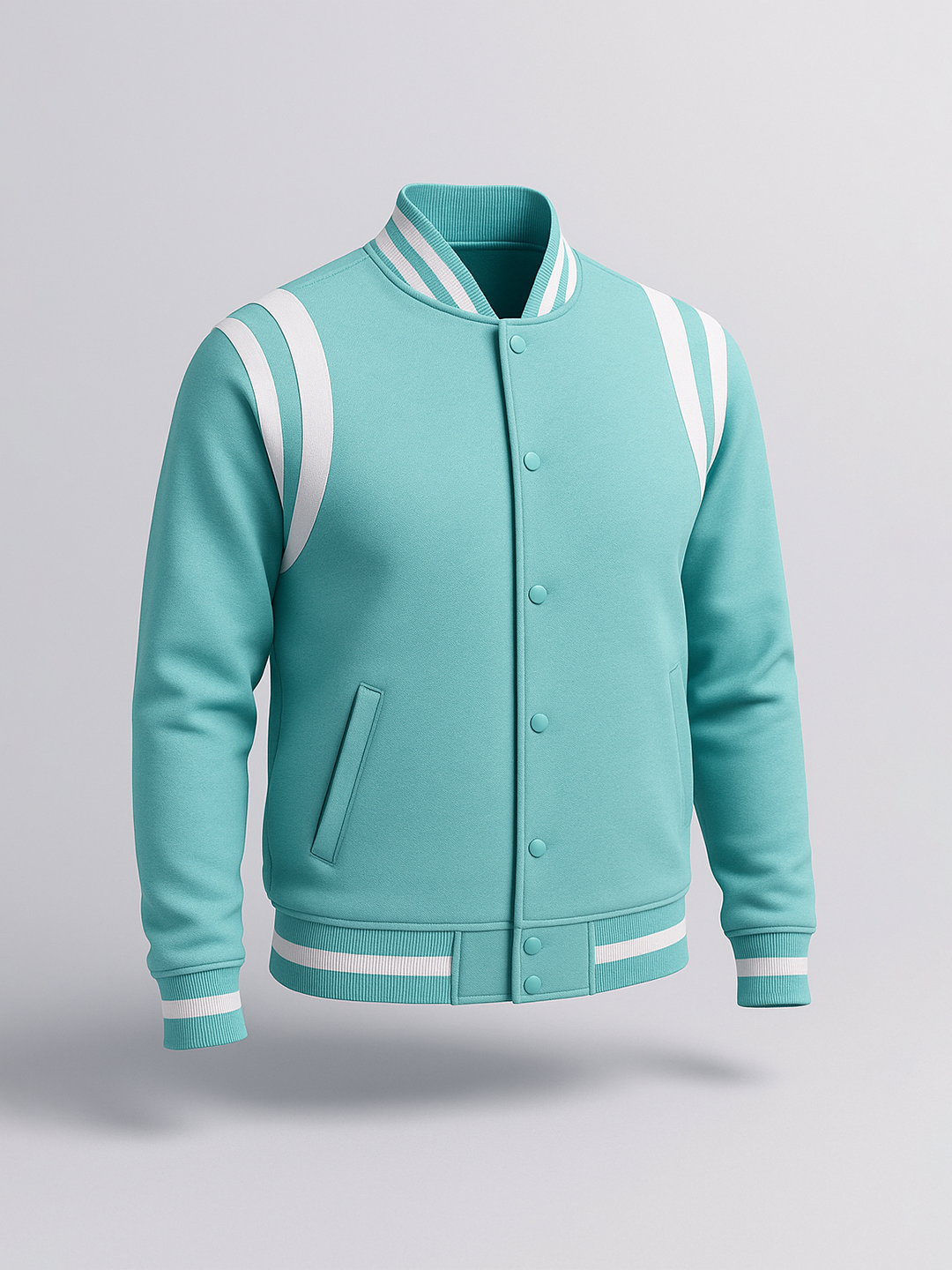 Sky Blue Varsity Jacket