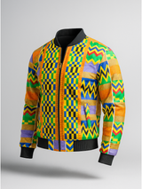 Multicolor African Printed Velvet Jacket