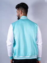 Sky Blue LA Varsity Jacket