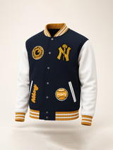 Navy Blue New York Varsity Jacket