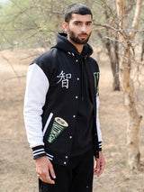 Black K Varsity Jacket