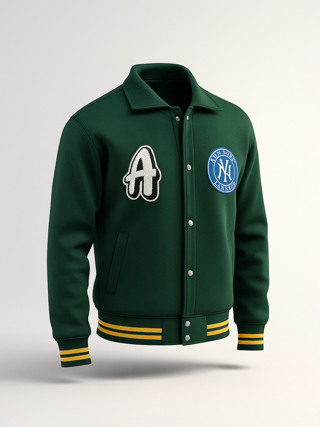 Green A New York Yankees Varsity Jacket