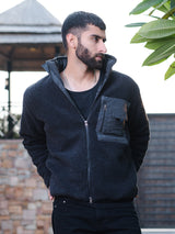 Black Fleece Sherpa Jacket