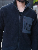 Black Fleece Sherpa Jacket