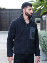 Black Fleece Sherpa Jacket