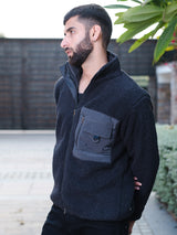 Black Fleece Sherpa Jacket