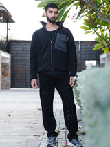 Black Fleece Sherpa Jacket