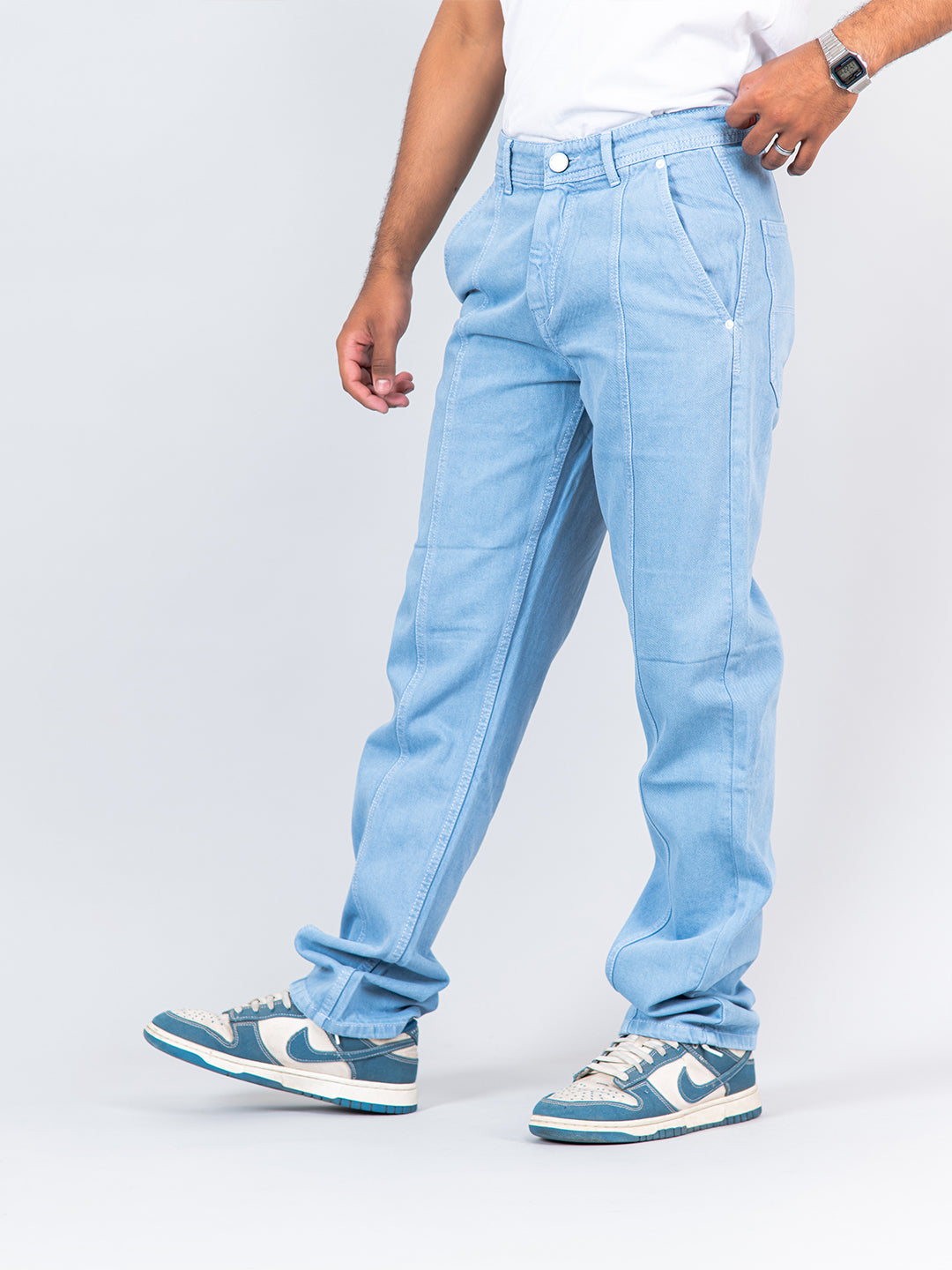 Mini Stretch Denim Splatter Moto Jeans - Ice Blue | Fashion Nova, Kids Pants  & Jeans | Fashion Nova