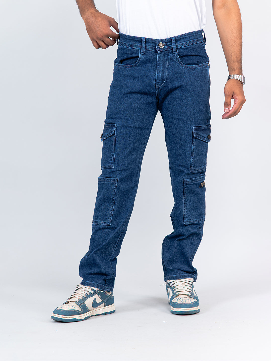 Men's True Blue Baggy Fit Rigid Jeans